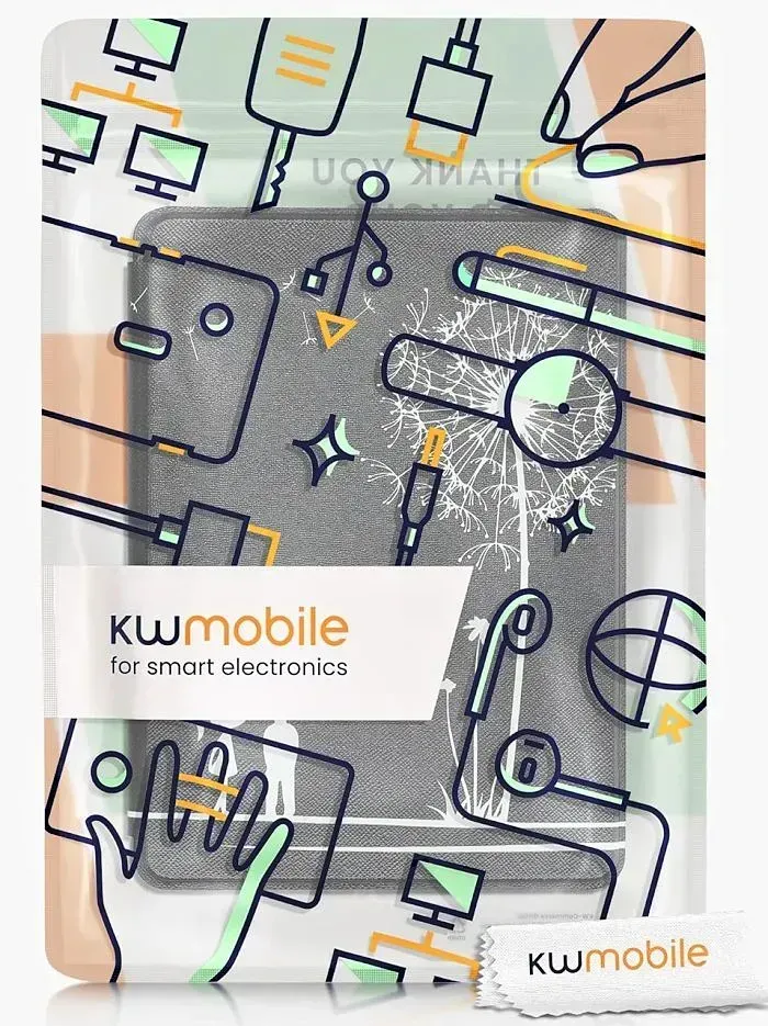 Puzdro KW Mobile - Dandelion Love - KW5625609 - pre Amazon Kindle Paperwhite 5 (2021) - čierne