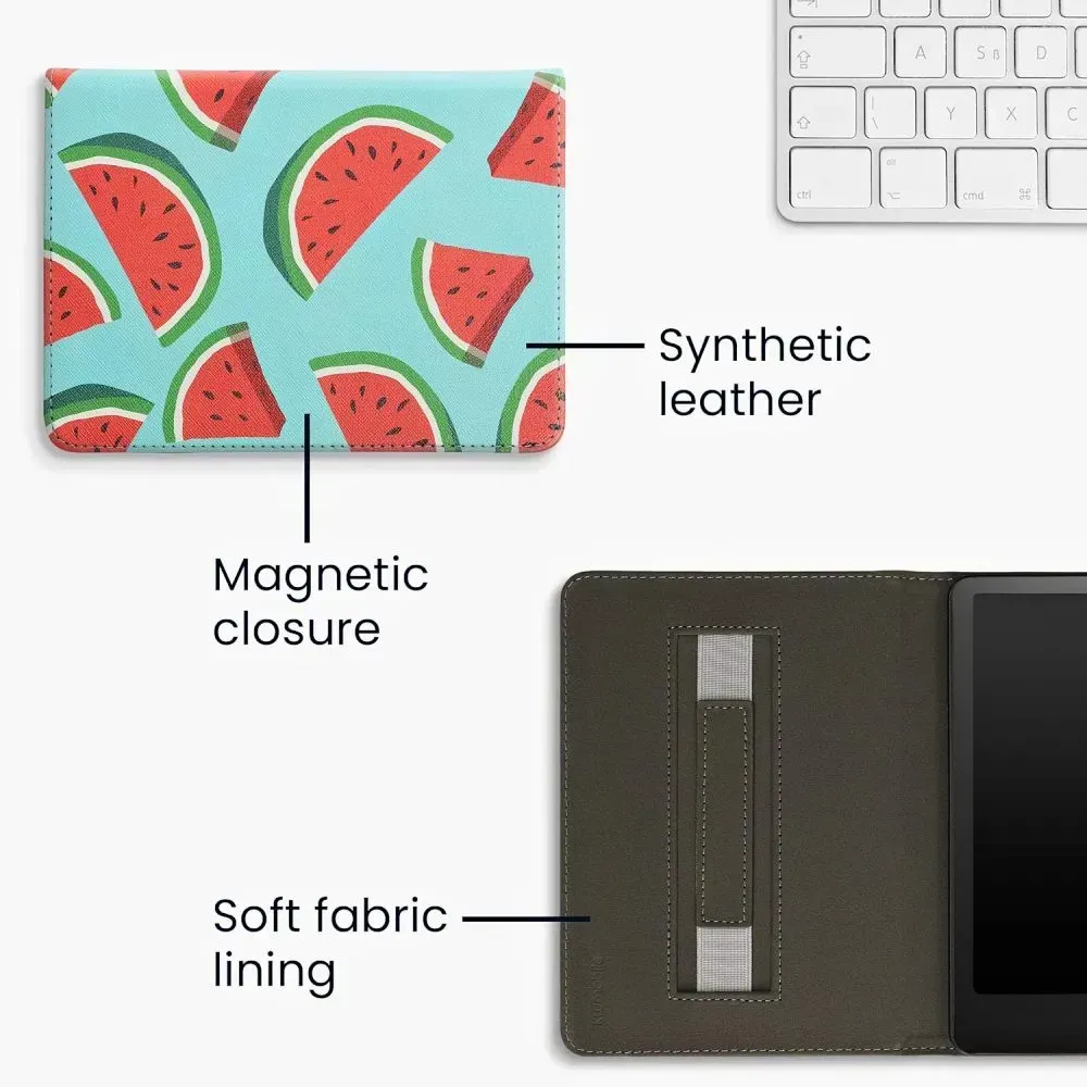 Puzdro KW Mobile - Watermelon - KW5781028 - pre Amazon Kindle Paperwhite 5 (2021) - viacfarebné, vrecko na ruku