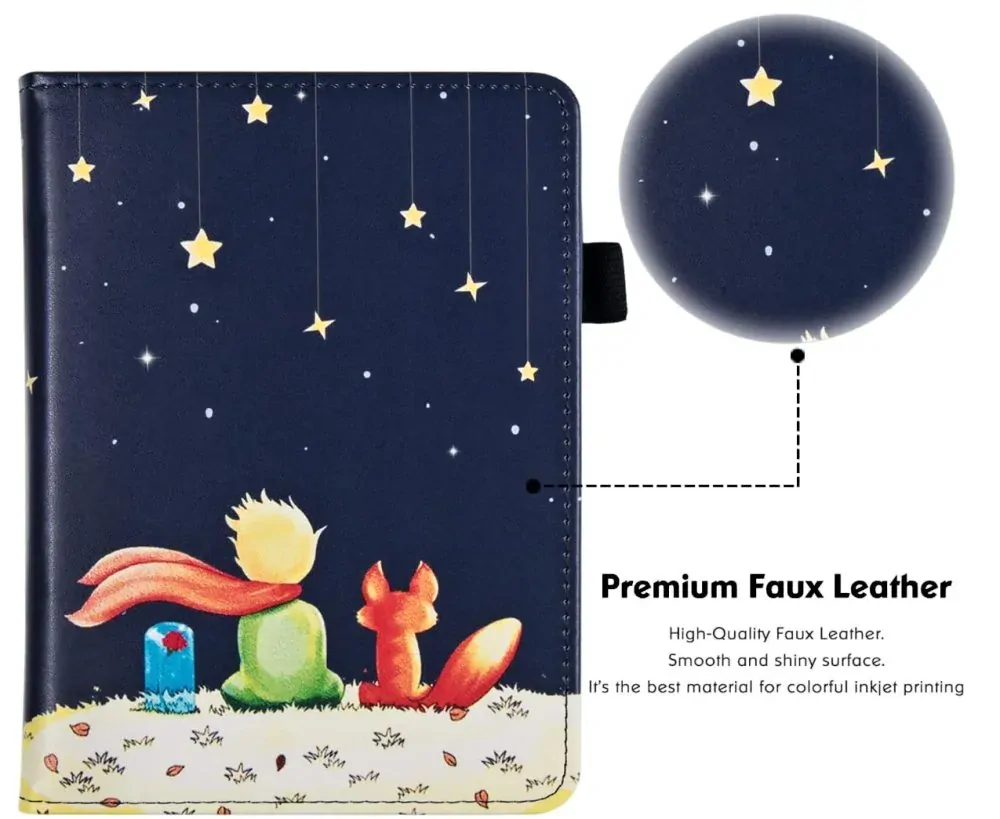 Fortress FT4018 Premium - púzdro so stojanom pre Amazon Kindle Paperwhite 5 (2021) - motív Little Prince, magnet, AutoSleep