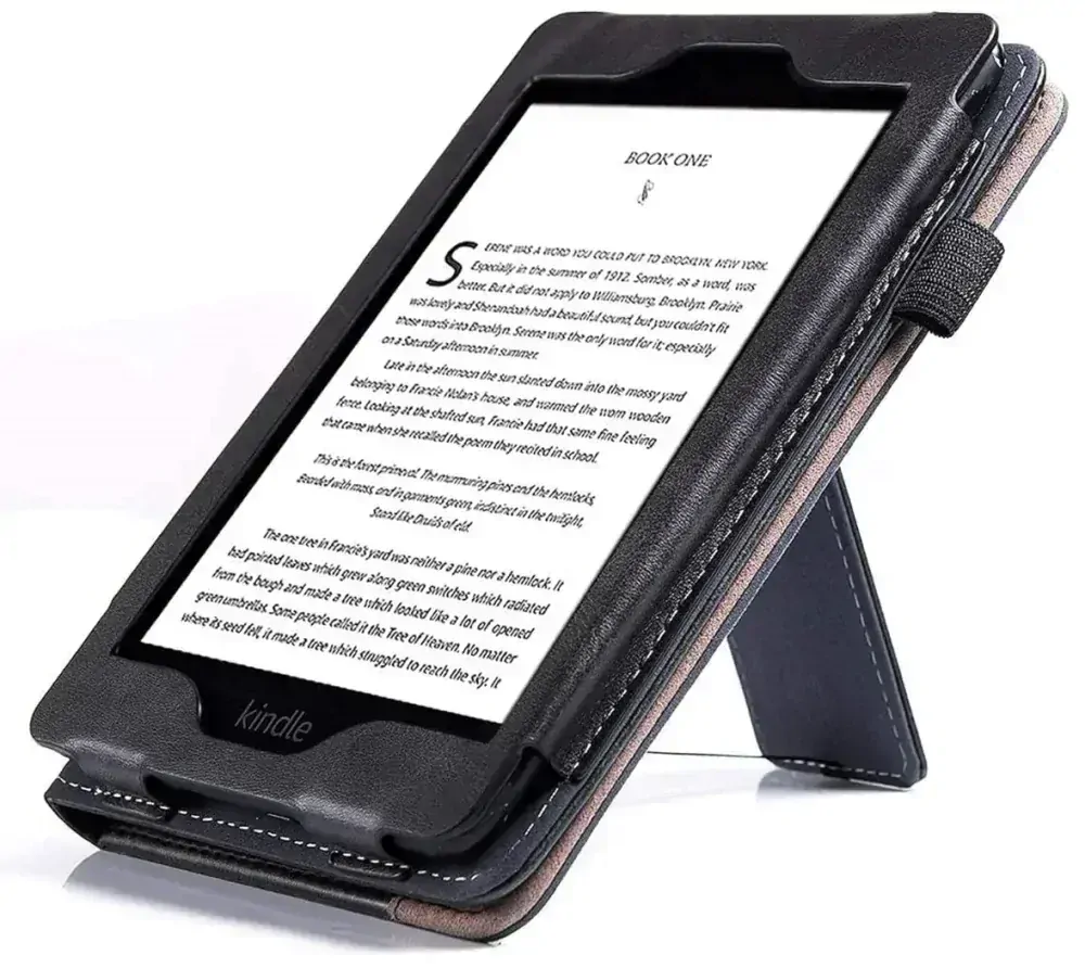 Fortress FT4024 Premium - púzdro so stojanom pre Amazon Kindle Paperwhite 5 (2021) - čierne/sivé, magnet, AutoSleep
