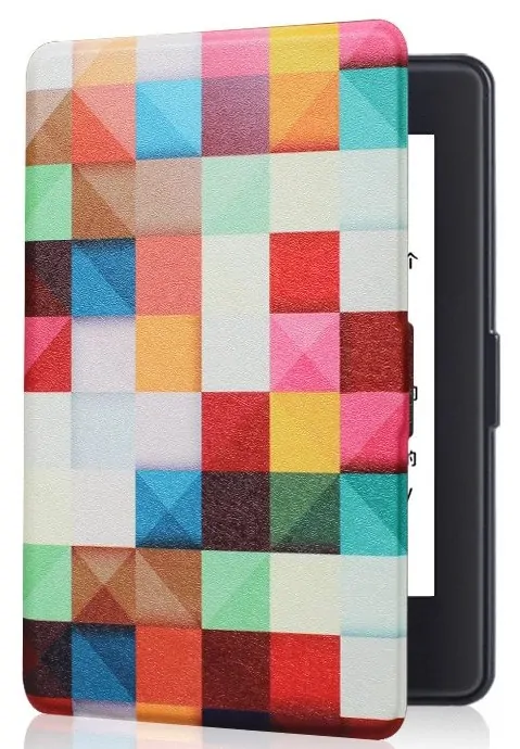 Armori Trimer T144, puzdro pre Amazon Kindle 8 (2016) - magnetické zatváranie, AutoSleep, motív Square