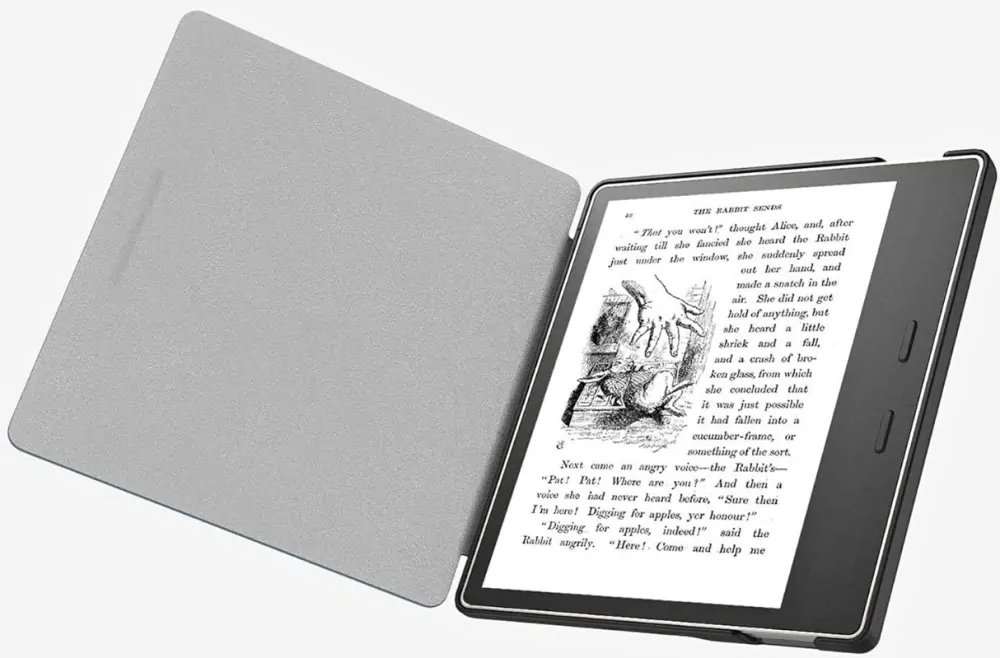 Armori Trimer T154, púzdro pre Amazon Kindle Oasis 2/3 - magnetické zatváranie, AutoSleep, motív Icy Garden