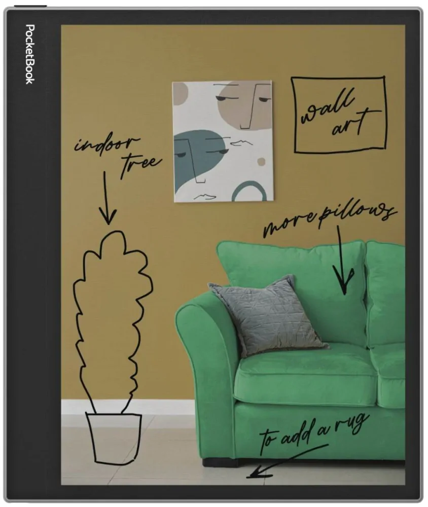 PocketBook 1042 InkPad Eo Mist Grey - 64 GB, WiFi, Bluetooth, Android 11 - sivý