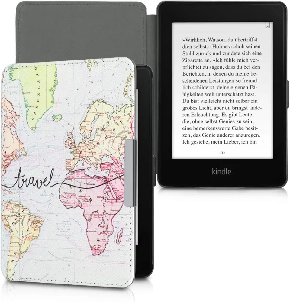 Puzdro KW Mobile - Travel - KW4556912 - pre Amazon Kindle Paperwhite 1/2/3 - viacfarebné