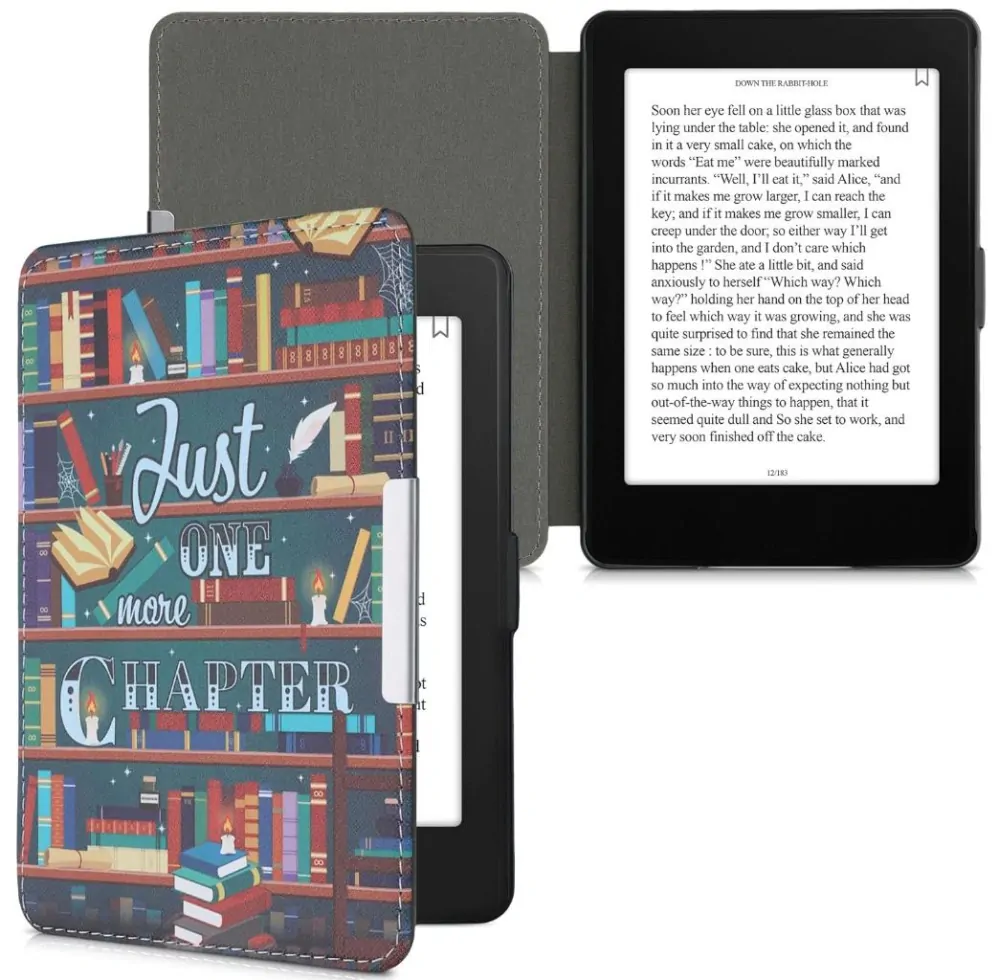 Puzdro KW Mobile - Library Motto - KW4556934 - pre Amazon Kindle Paperwhite 1/2/3 - viacfarebné