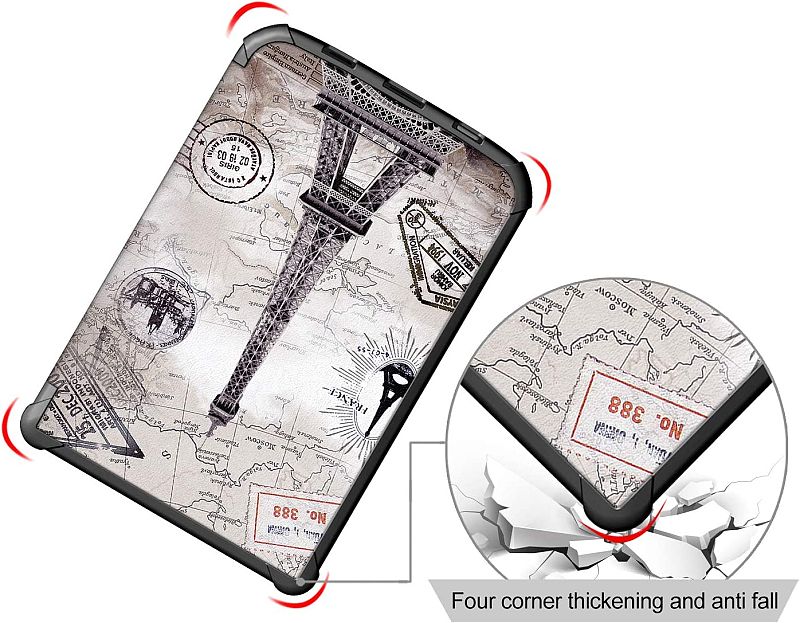 Puzdro Durable Lock PB-02 pre Pocketbook 616 / 617 / 618 / 627 / 628 / 632 / 633 - motív Paris