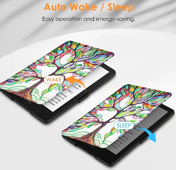 Puzdro Durable Lock KPW4-05 pre Amazon Kindle Paperwhite 4 (2018) - Tree