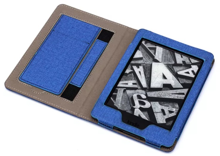 Puzdro Benello SK-02 na Amazon Kindle Paperwhite 1/2/3/4 - modré (Ocean Blue)