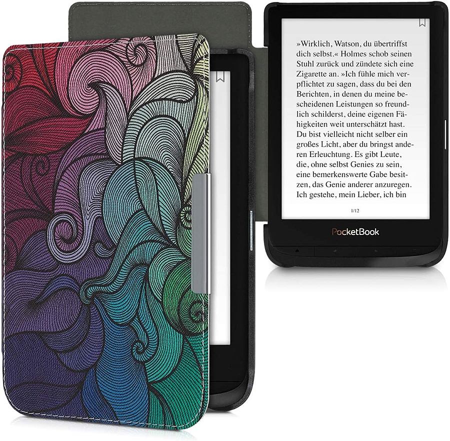 Puzdro KW Mobile - Multicolor - KW4621611 - pre Pocketbook 616/617/627/628/632/633 - viacfarebné
