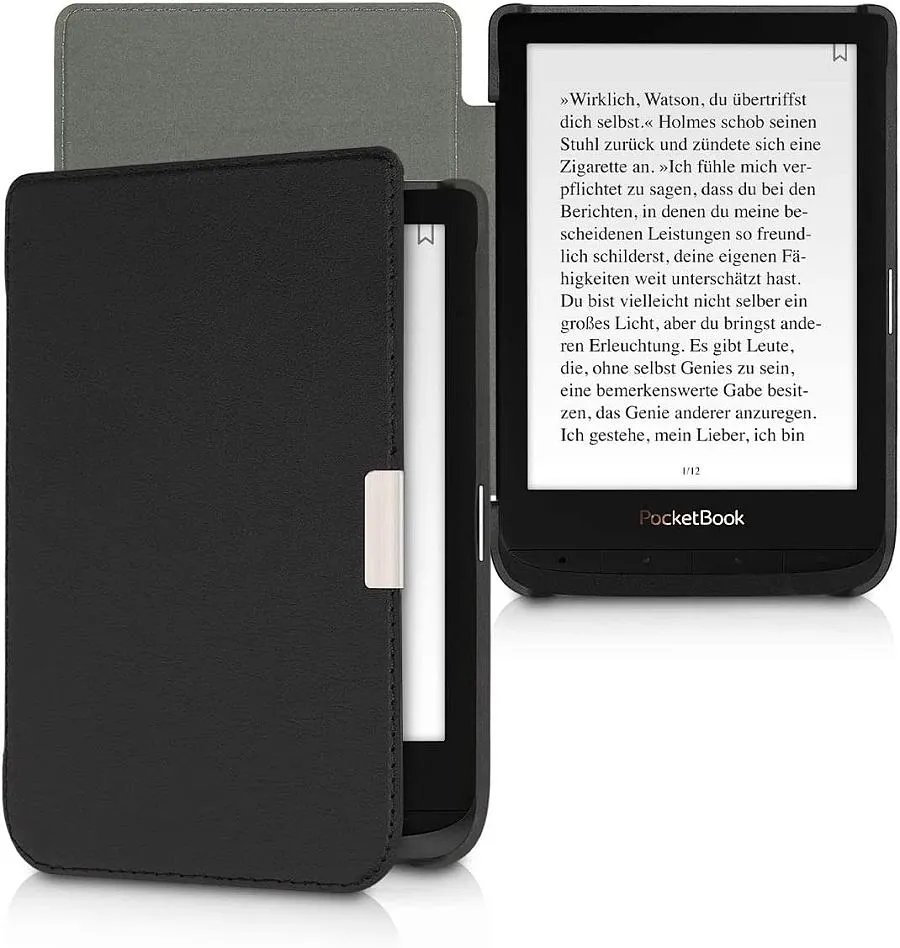 Púzdro KW Mobile - Folio - KW4621501 - pre Pocketbook 616/617/627/628/632/633 - čierne