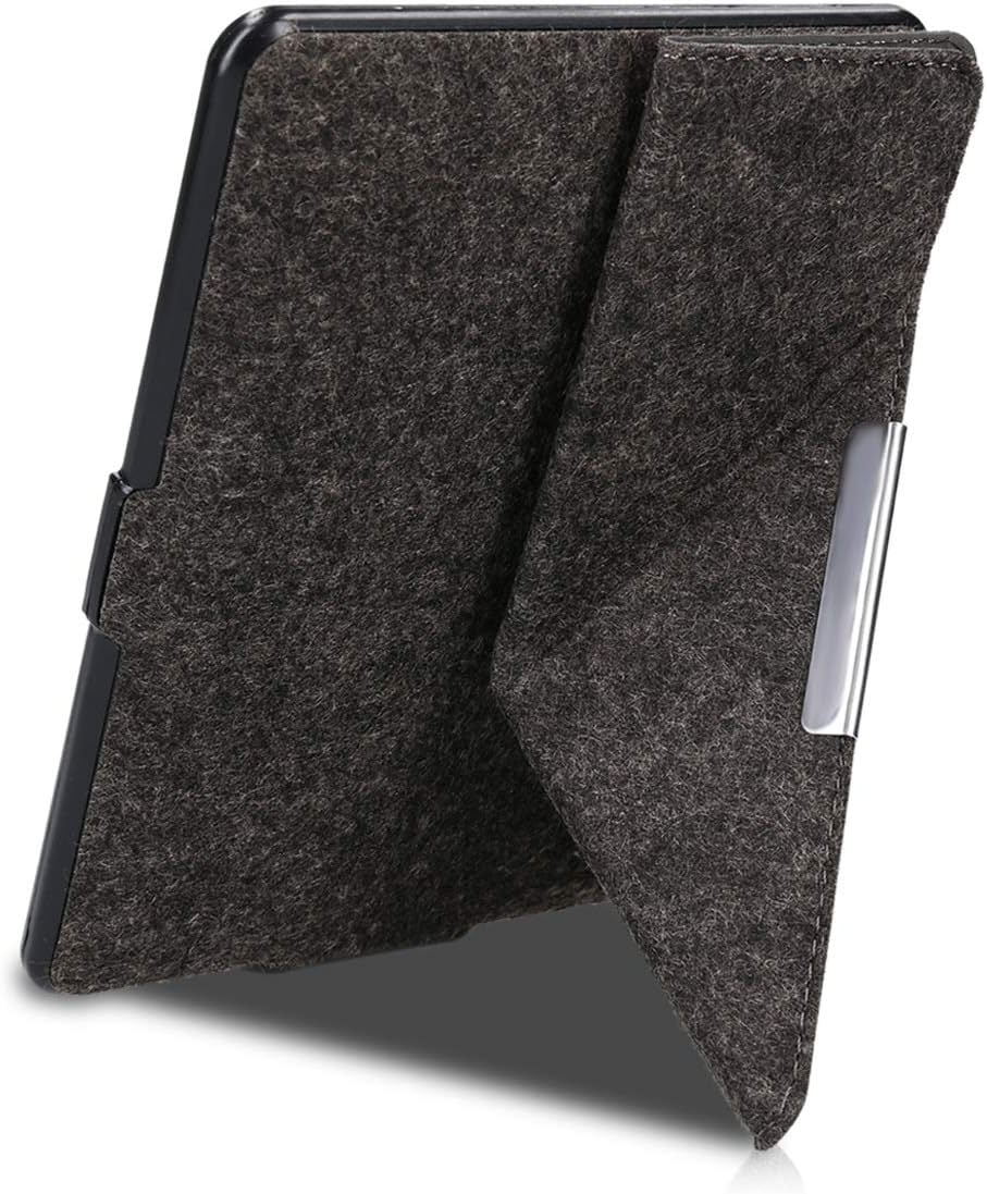 Puzdro KW Mobile - Origami Felt - KW4690801 - pre Amazon Kindle Paperwhite 1/2/3 - tmavo šedé