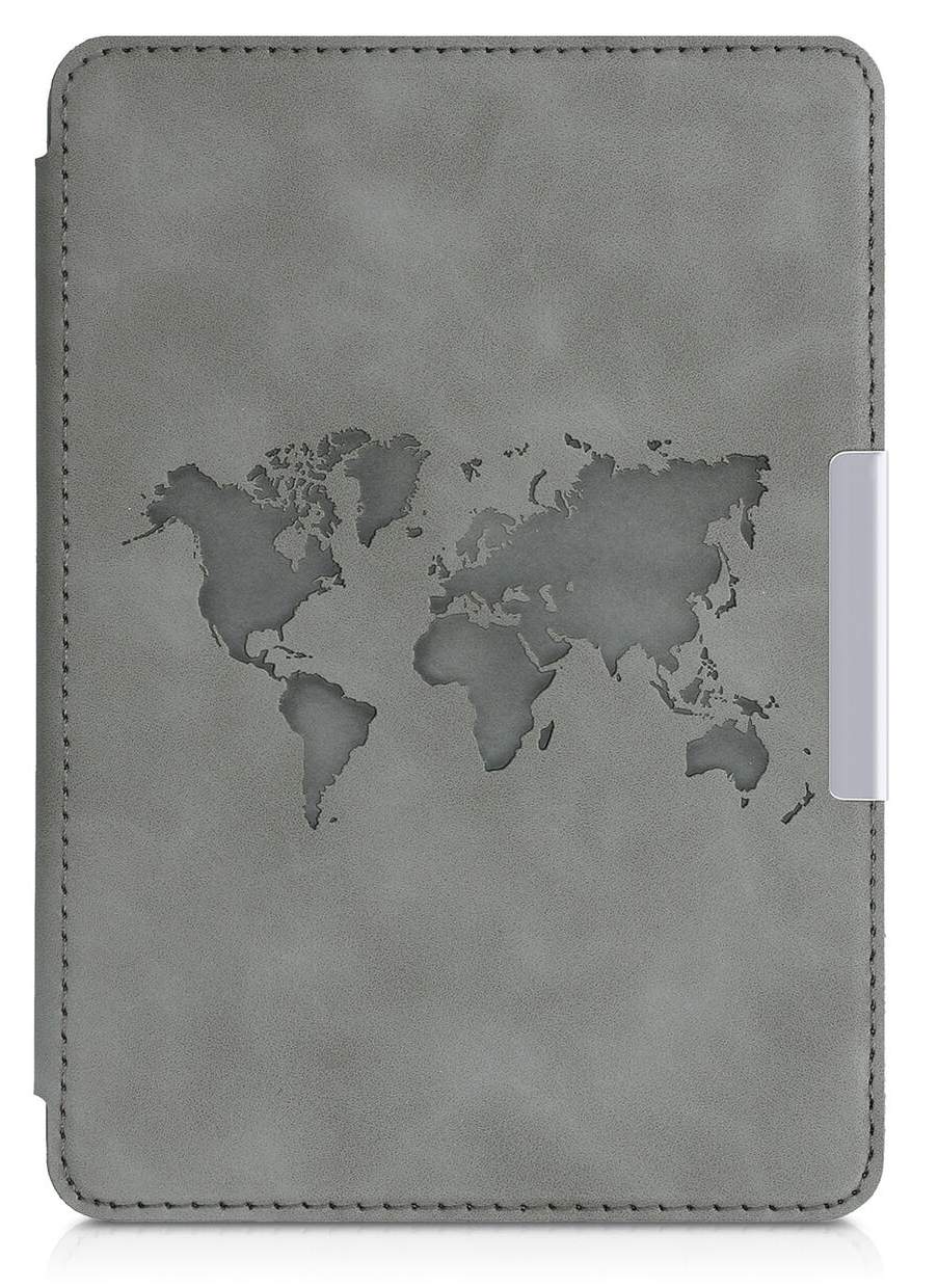 Puzdro KW Mobile - Travel Outline - KW4897513 - pre Amazon Kindle Paperwhite 4 (2018) - šedé