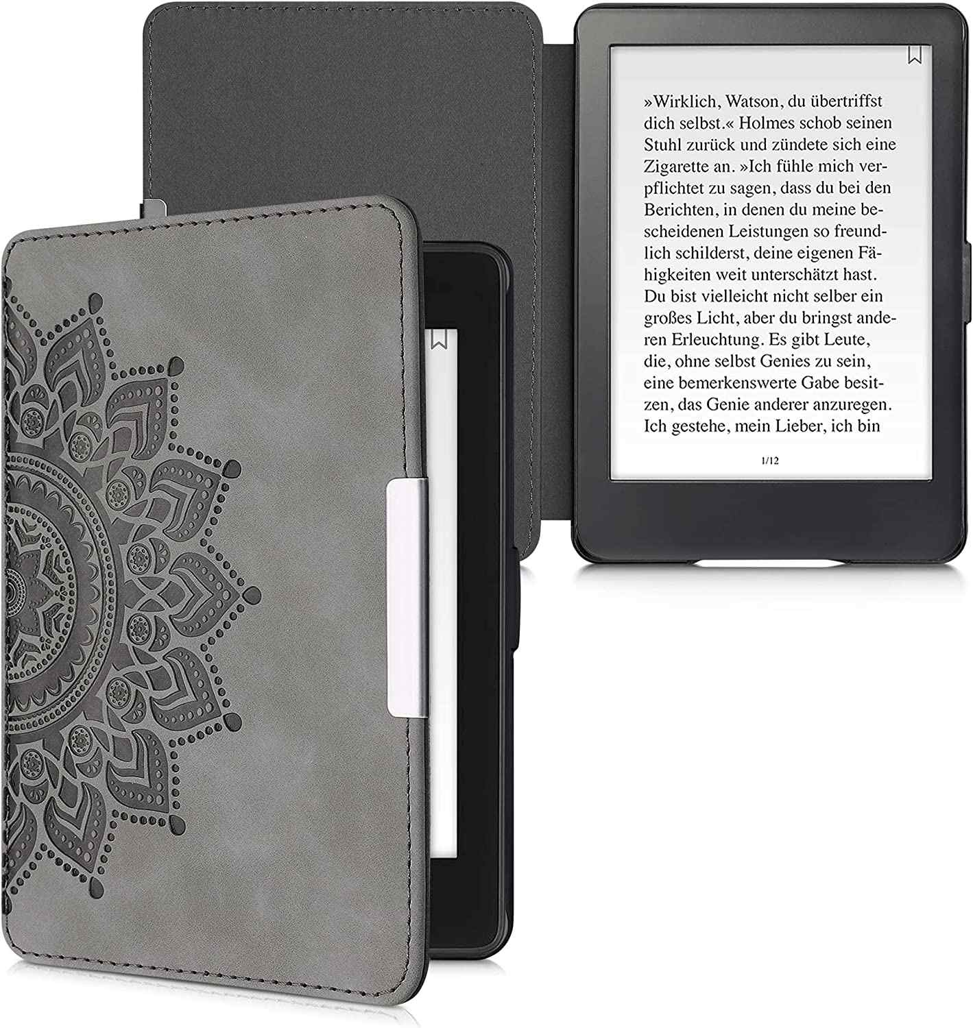 Puzdro KW Mobile - Rising Sun - KW4974708 - pre Amazon Kindle Paperwhite 1/2/3 - šedé
