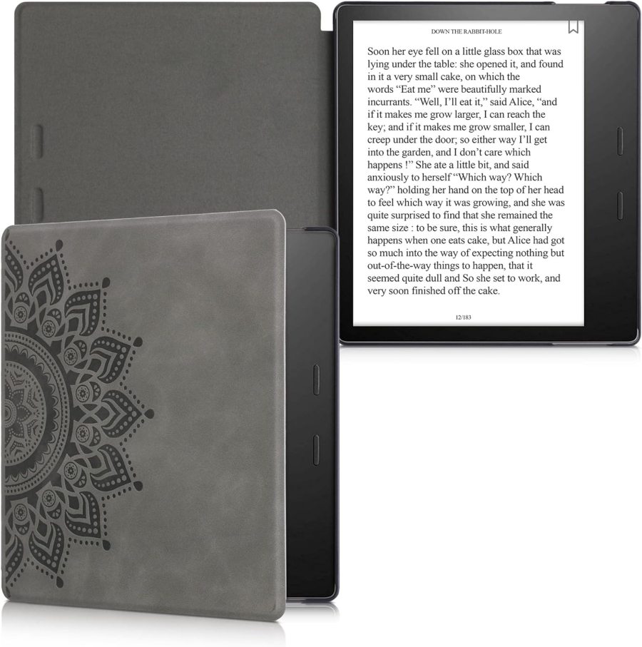 Puzdro KW Mobile - Rising Sun - KW5697203 - pre Amazon Kindle Oasis 2/3 - šedé