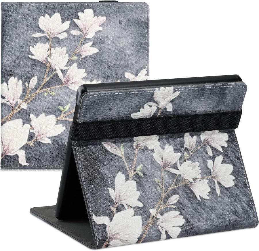 Puzdro KW Mobile - Magnolias - KW4941803 - pre Amazon Kindle Oasis 2/3 - viacfarebné