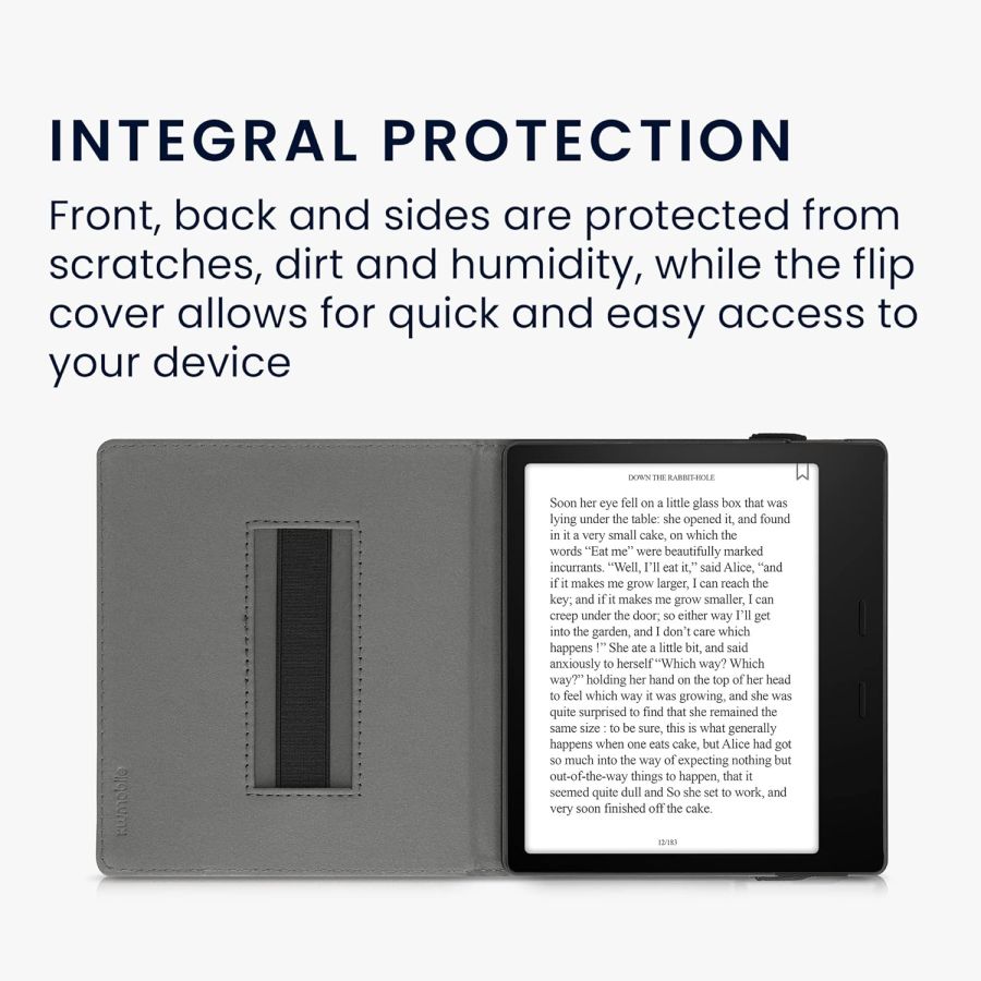 Puzdro KW Mobile - Brushed Heart - KW4941808 - pre Amazon Kindle Oasis 2/3 - červené