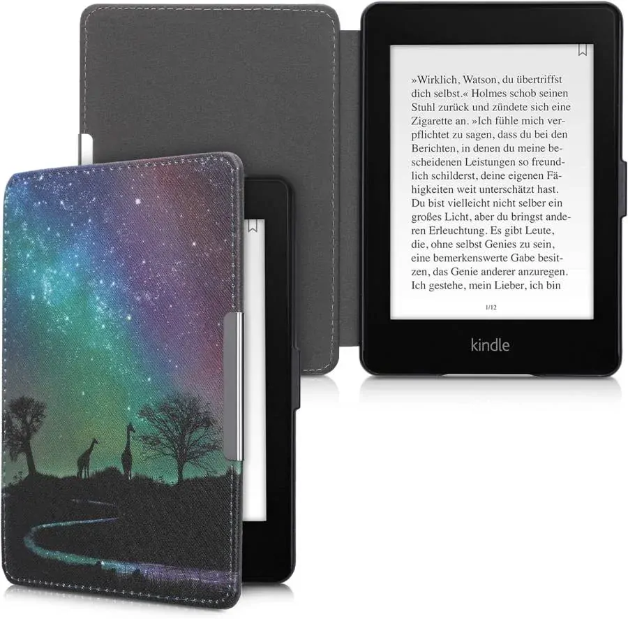 Puzdro KW Mobile - Starry Giraffes - KW4556927 - pre Amazon Kindle Paperwhite 1/2/3 - viacfarebné
