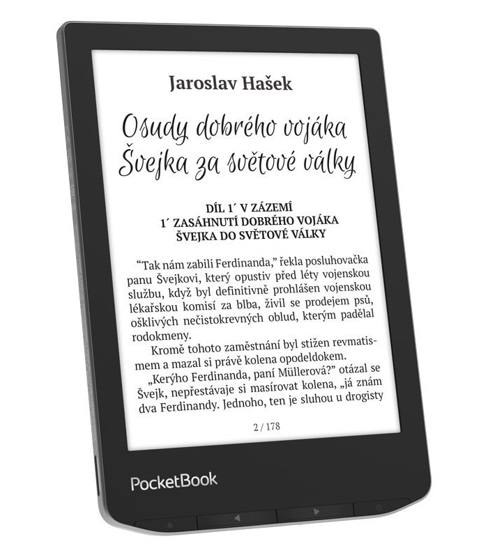 PocketBook 629 Verse - 8GB, WiFi, Mist Grey (sivý)