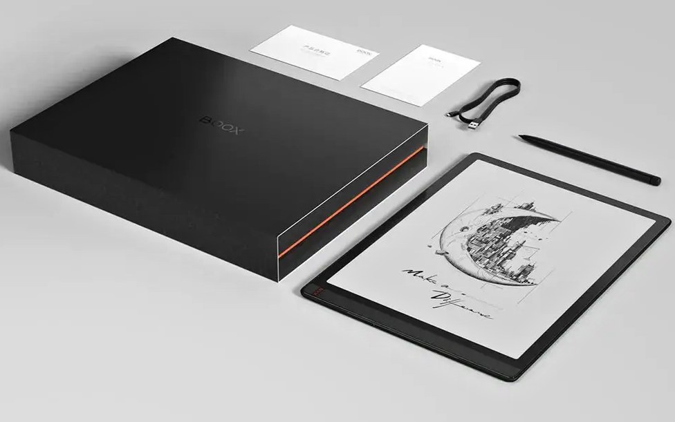 ONYX BOOX TAB X, 13,3", 128 GB, podsvietená, Bluetooth, Android 11, E-ink displej, WiFi - čierny