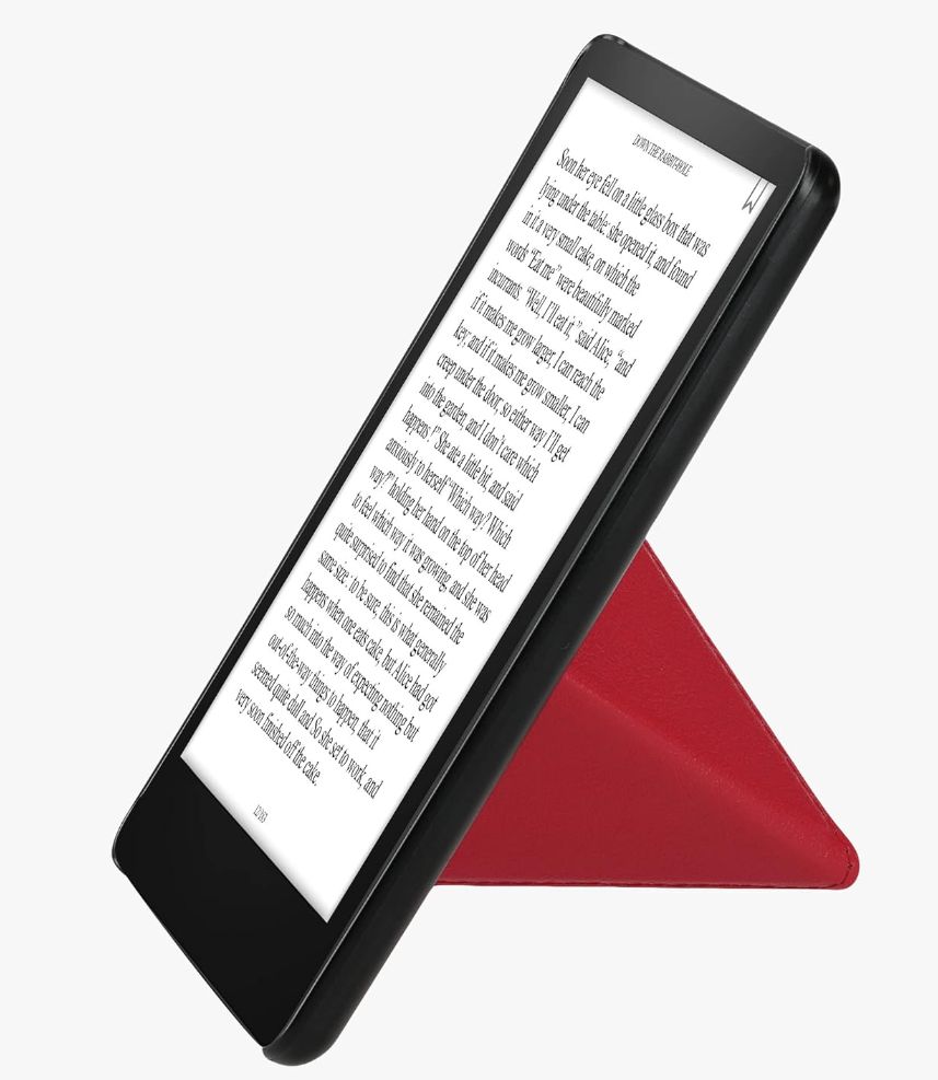 Origami Durable Lock OR45 - púzdro pre Amazon Kindle Paperwhite 1/2/3, magnet, stojan - červené
