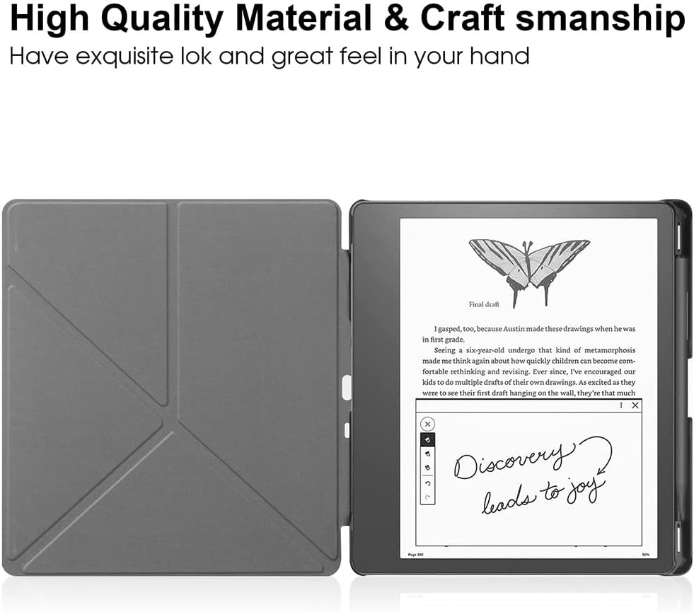 Puzdro Durable Lock Origami DL-205 na Amazon Kindle Scribe - hnedé