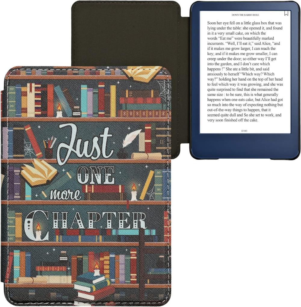 Puzdro KW Mobile - Library Motto - KW5998901 - pre Amazon Kindle 2022 - viacfarebné