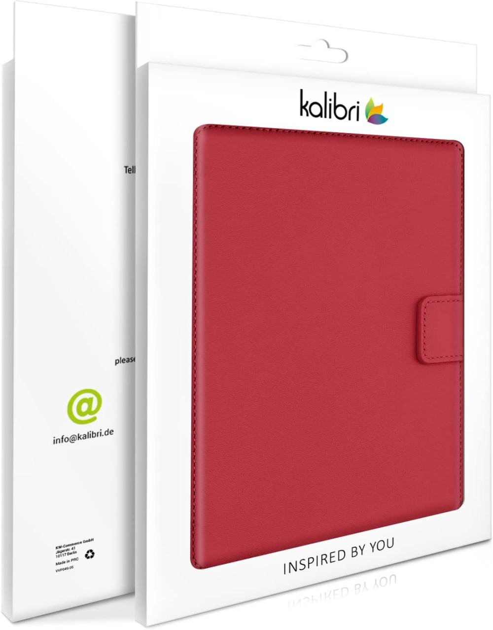 Púzdro KW Mobile (Kalibri) - Real Leather - KA5626620 - pre Amazon Kindle Paperwhite 5 (2021) - červená koža