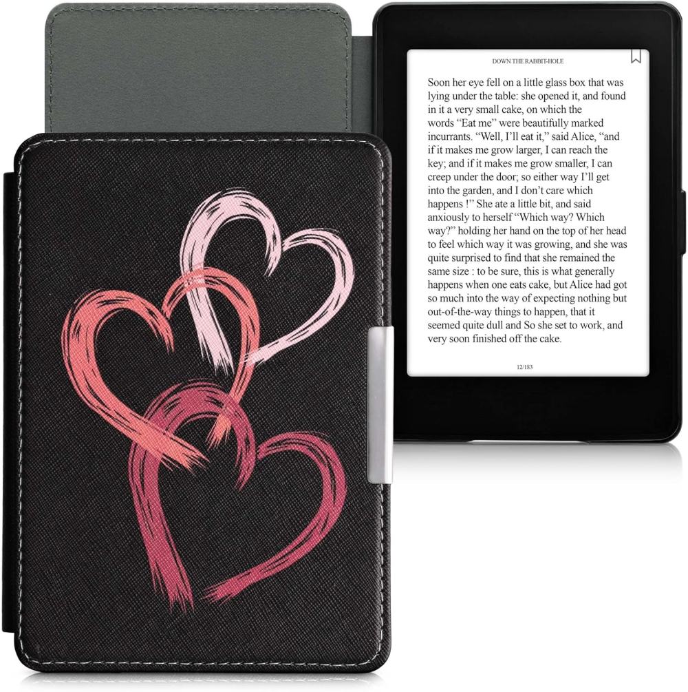 Puzdro KW Mobile - Brushed Heart Abstract - KW4556954 - pre Amazon Kindle Paperwhite 1/2/3 - viacfarebné