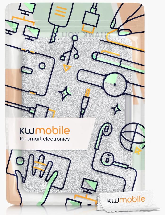 Puzdro KW Mobile - Glitter Uniform - KW4664470 - pre Amazon Kindle Paperwhite 4 (2018) - strieborné