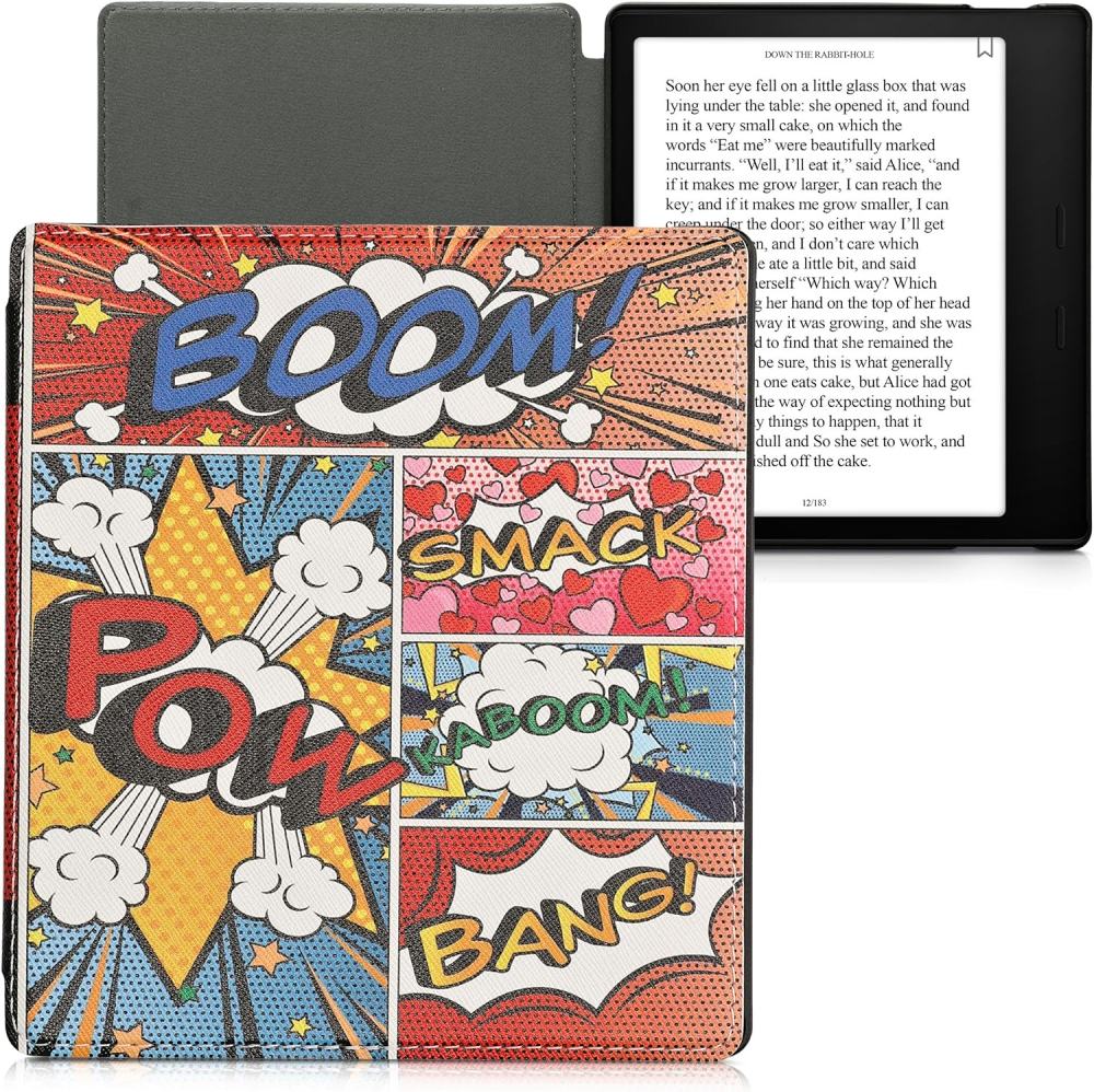 Puzdro KW Mobile - Comic Book Symbol - KW4941721 - pre Amazon Kindle Oasis 2/3 - viacfarebné