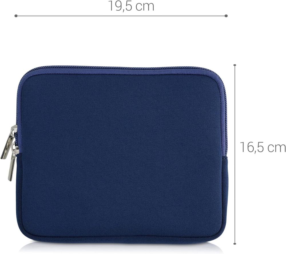 Púzdro KW Mobile Neoprene Zipper - KW5739717 - Univerzálne púzdro pre čítačky 6-7" - tmavo modré