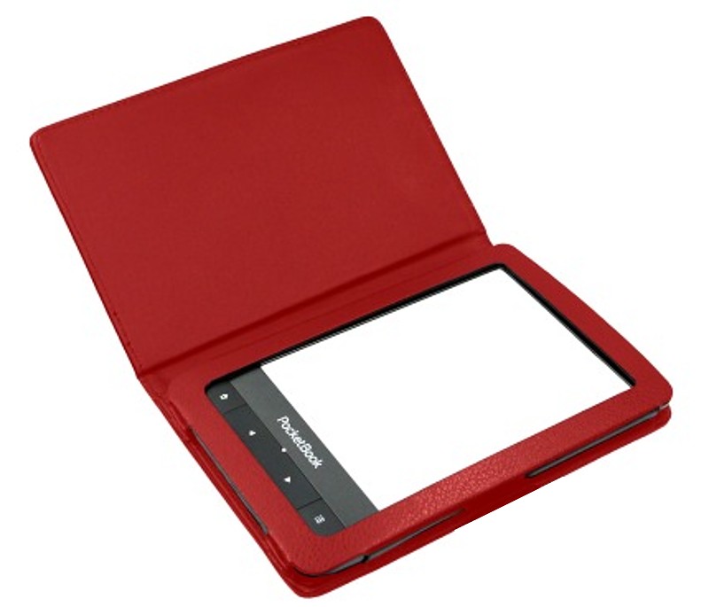 FORTRESS FT169 - Obal na čítačku Pocketbook 614 / 615 / 622 / 623 / 624 / 625 / 626 / 631 / 640 / 641 - červené, magnet