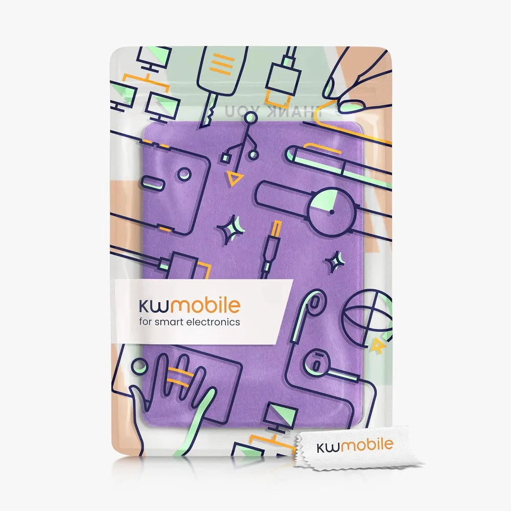 Puzdro KW Mobile Felt Fabric - KW5625938 - pre Amazon Kindle Paperwhite 5 (2021) - fialové