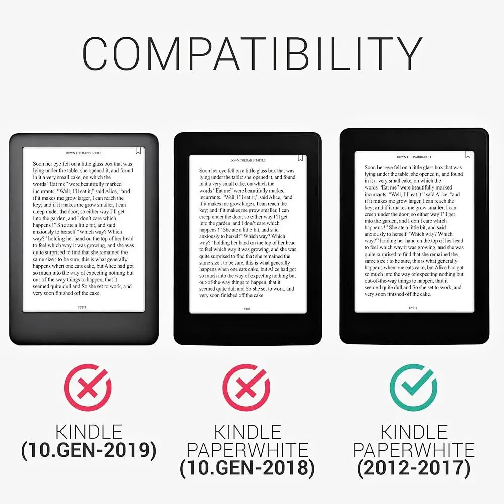Púzdro KW Mobile - Nylon Book - KW4948701 - pre Amazon Kindle Paperwhite 1/2/3 - čierne