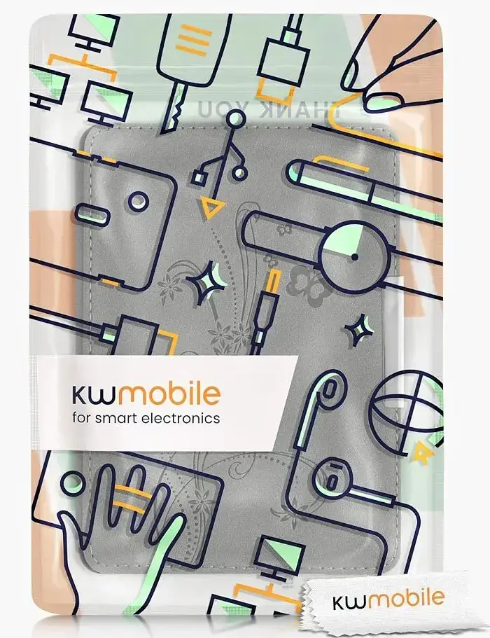 Puzdro KW Mobile - Butterfly Tendril - KW2313641 - pre Amazon Kindle Paperwhite 1/2/3 - šedé
