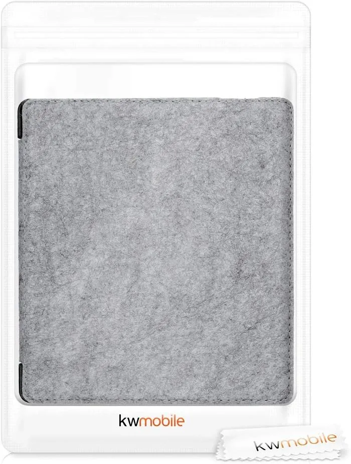 Puzdro KW Mobile Felt Fabric - KW5062301 - pre Amazon Kindle Oasis 2/3 - šedé