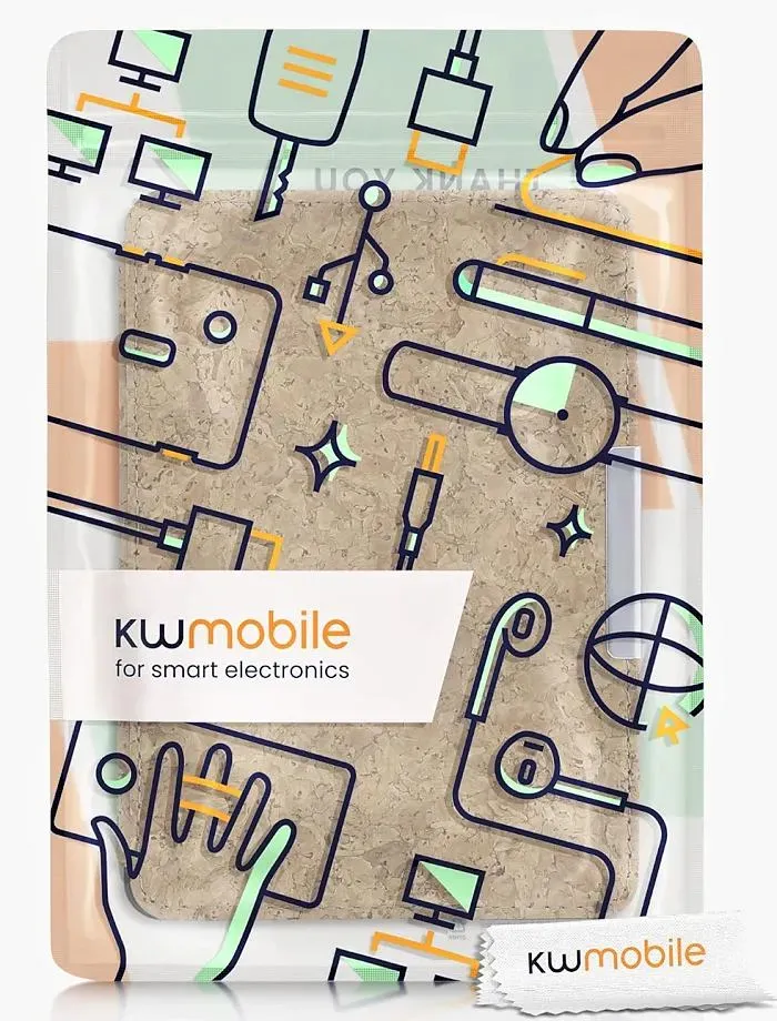 Puzdro KW Mobile Cork - KW5740324 - pre Amazon Kindle Paperwhite 1/2/3 - hnedý korok