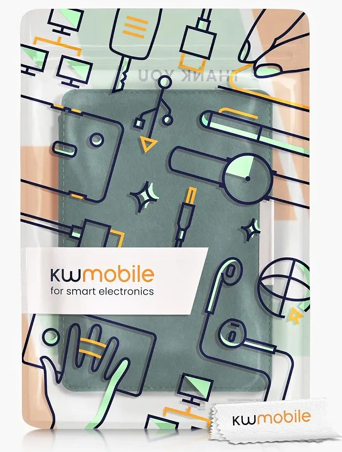 Puzdro KW Mobile Felt Fabric - KW3434578 - pre Amazon Kindle Paperwhite 1/2/3 - zelené