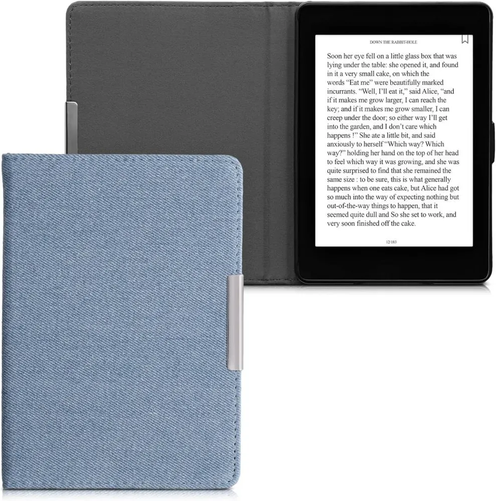 Puzdro KW Mobile - Textil Light Blue - KW5810723 - pre Amazon Kindle Paperwhite 1/2/3 - svetlo modré
