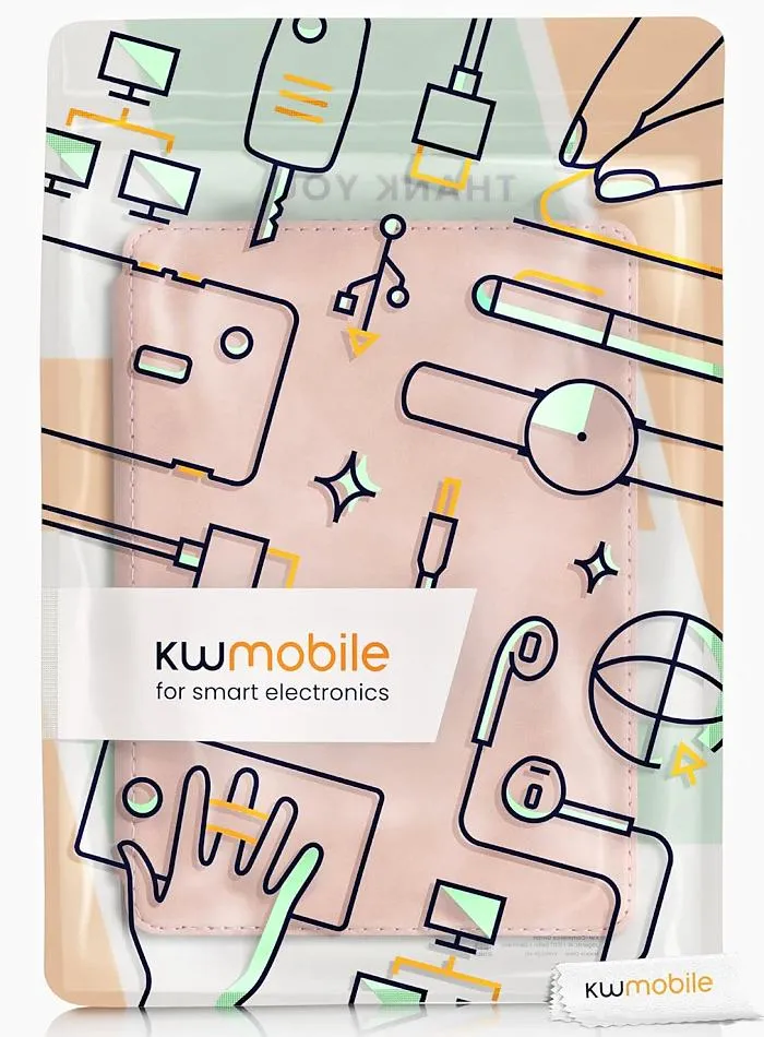 Puzdro KW Mobile - Flip Peach - KW57159138 - pre Amazon Kindle Paperwhite 5 (2021) - svetlo oranžové