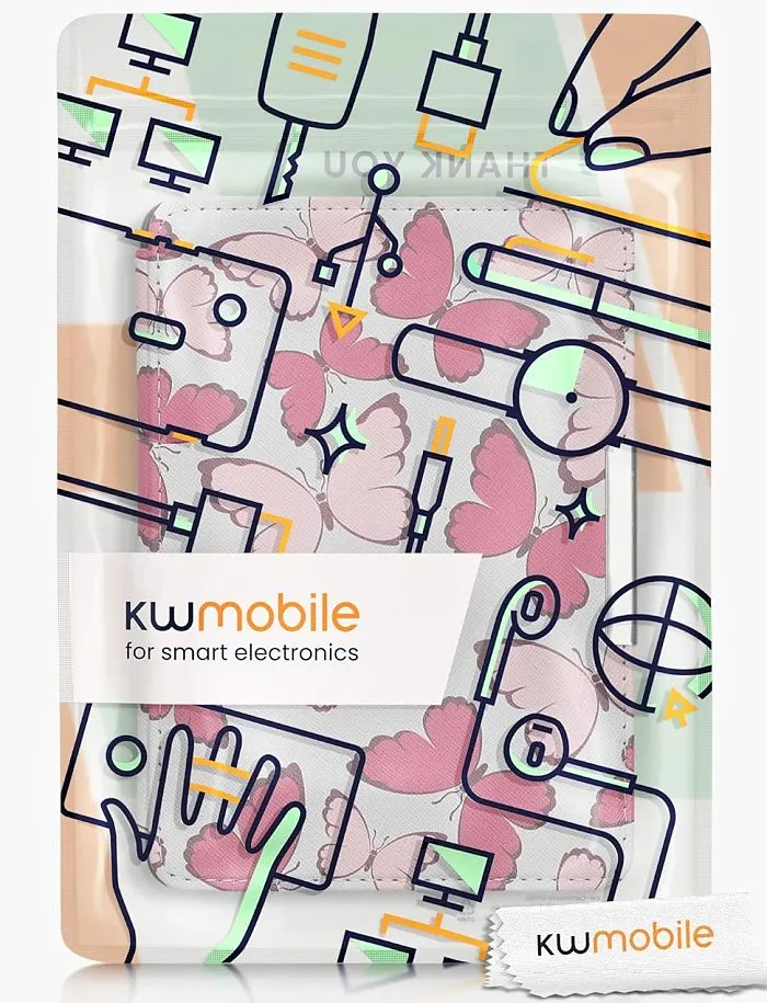 Puzdro KW Mobile - Butterfly - KW2313649 - pre Amazon Kindle Paperwhite 1/2/3 - viacfarebné