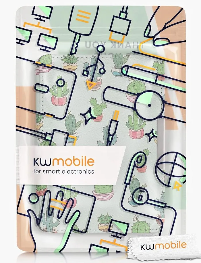 Puzdro KW Mobile - Cactus - KW2313651 - pre Amazon Kindle Paperwhite 1/2/3 - viacfarebné
