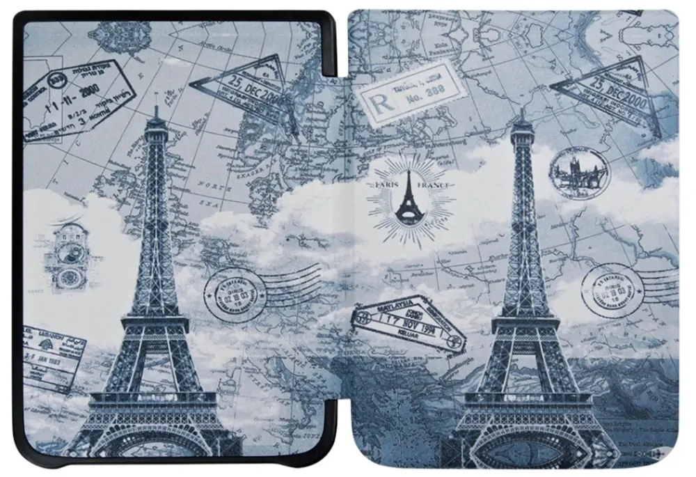 ARMORI TRIMER T019, púzdro pre Pocketbook 740 InkPad 3 - motív Paris