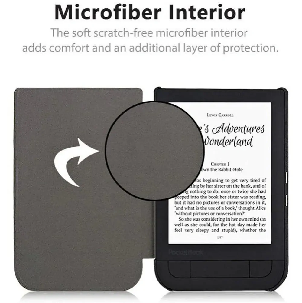 ARMORI TRIMER T033 - púzdro pre Pocketbook 631 Touch HD - motív Paris