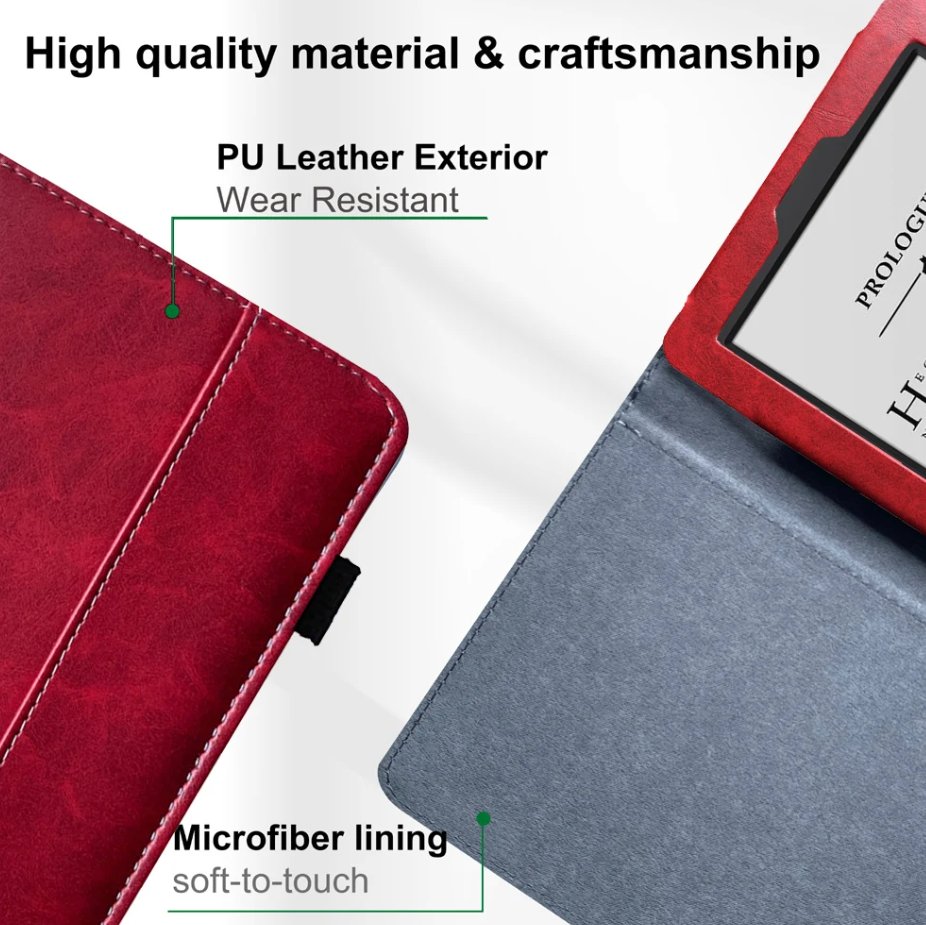 Armori Cutter C089 - univerzálne púzdro pre čítačky Amazon Kindle - Red/Red - červené