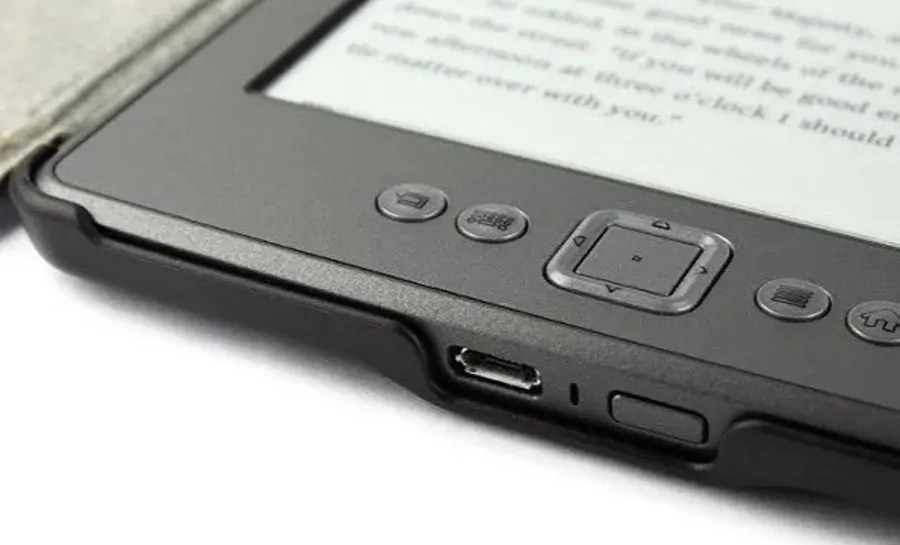 ARMORI STANDER S102, púzdro so stojanom Origami pre Amazon Kindle 4/5 - zlaté