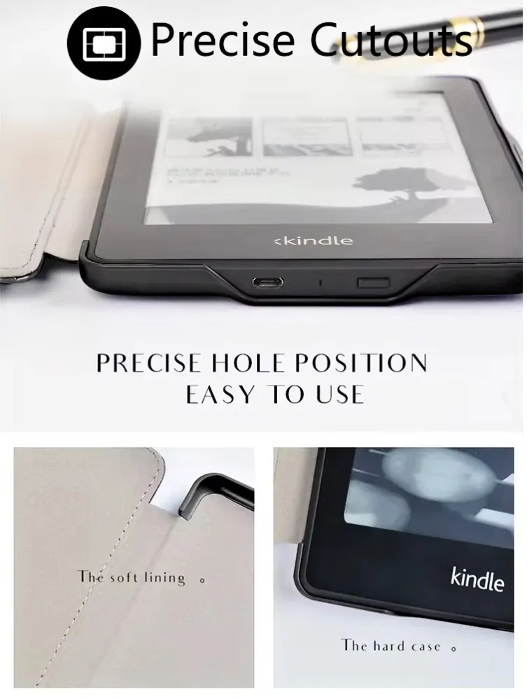Premium Durable Lock PDL-104, obal na Amazon Kindle Paperwhite 1/2/3 - vrecko, svetlo modrý