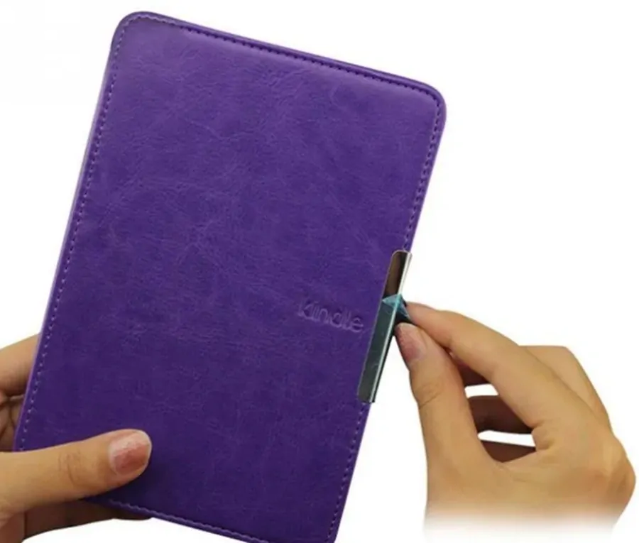 Premium Durable Lock PDL-106, obal na Amazon Kindle Paperwhite 1/2/3 - vrecko, fialový