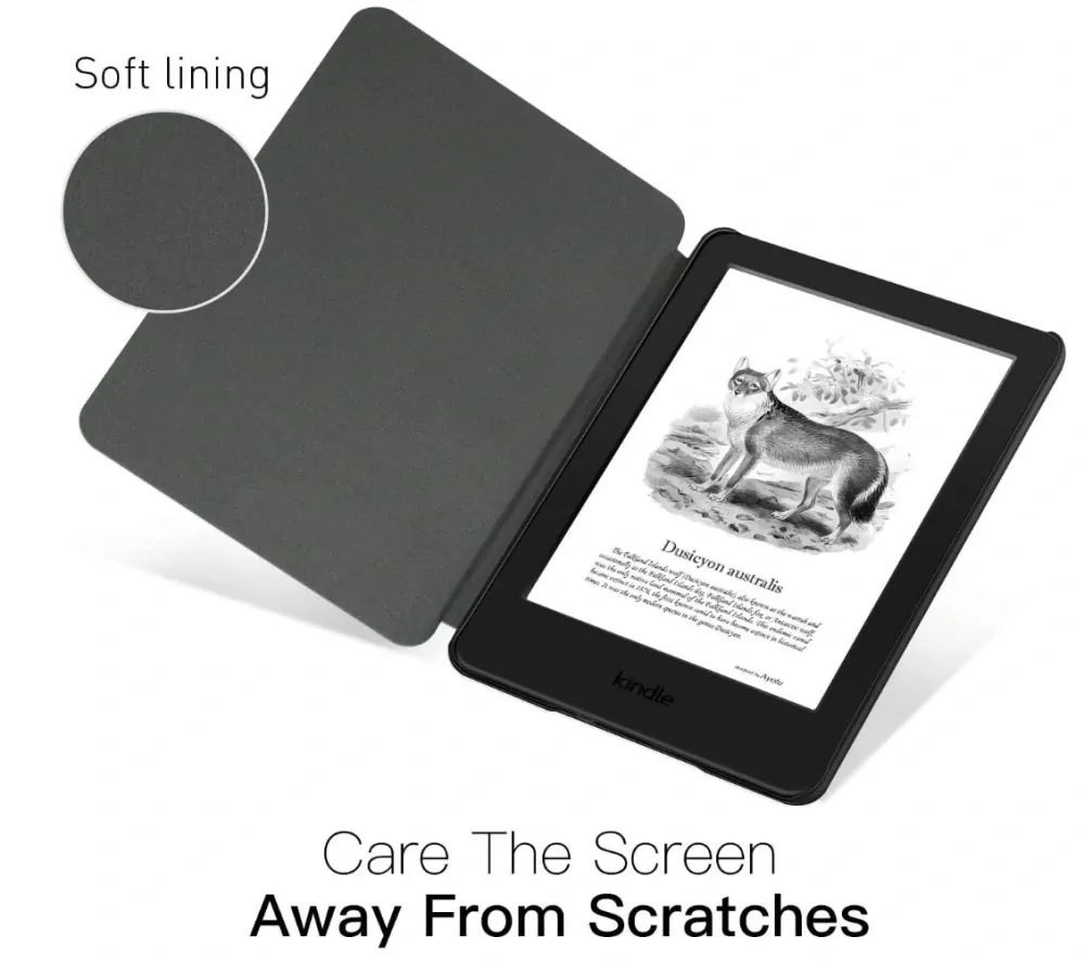 Armori Trimer T134, puzdro pre Amazon Kindle 6 (7. generácia) - magnetické zatváranie, AutoSleep, motív Tree