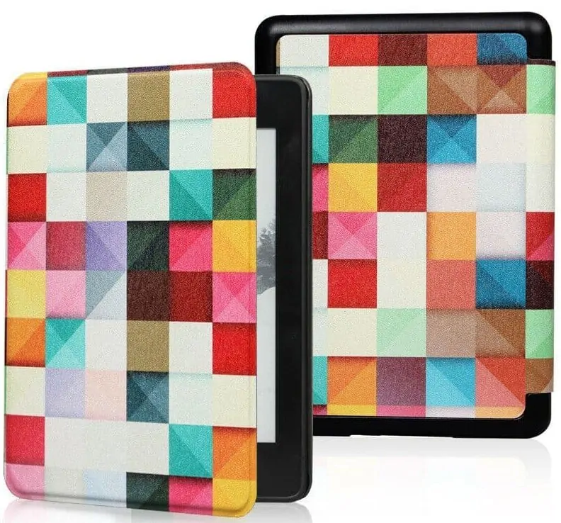 Armori Trimer T144, puzdro pre Amazon Kindle 8 (2016) - magnetické zatváranie, AutoSleep, motív Square